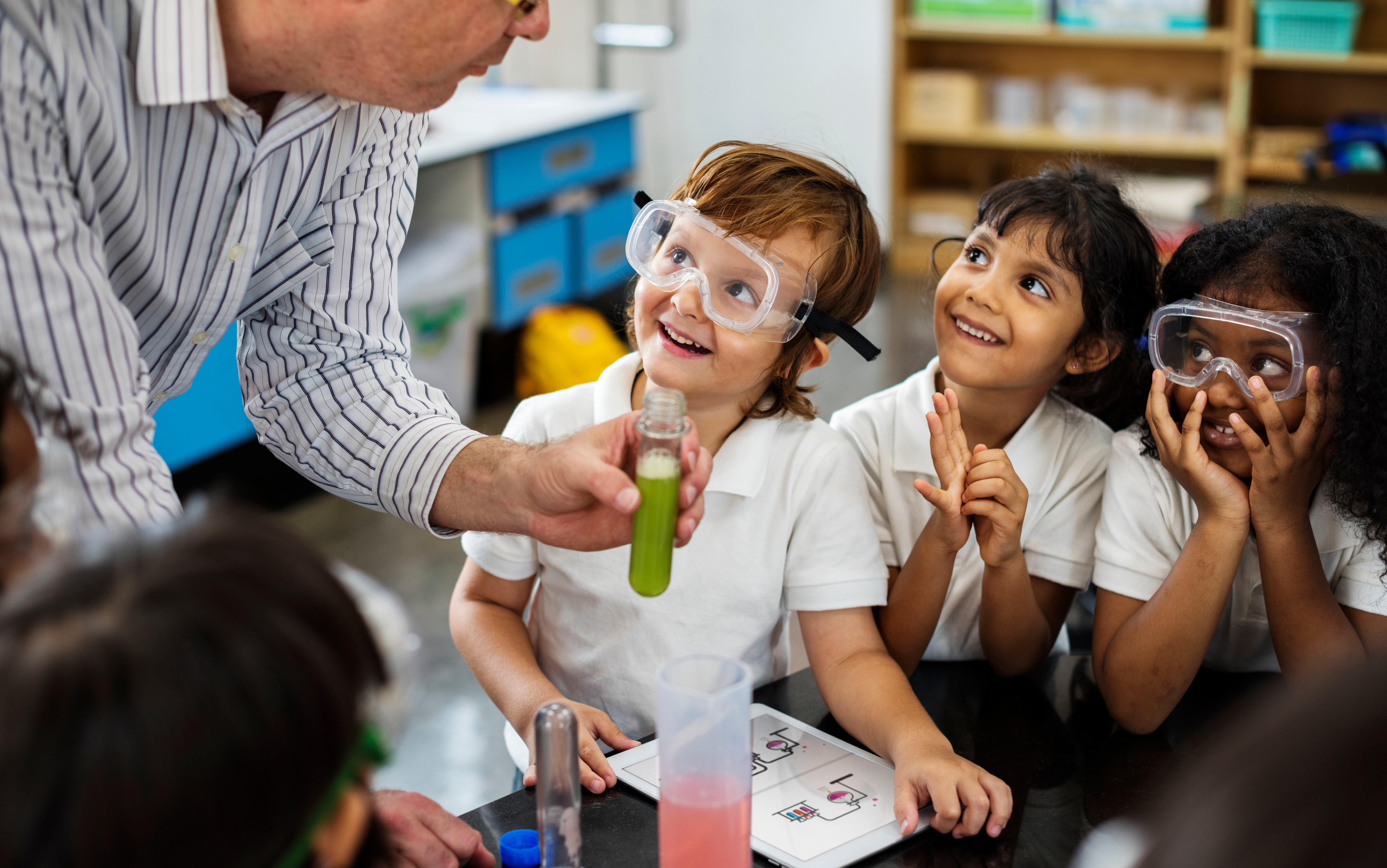 Kids With Teacher